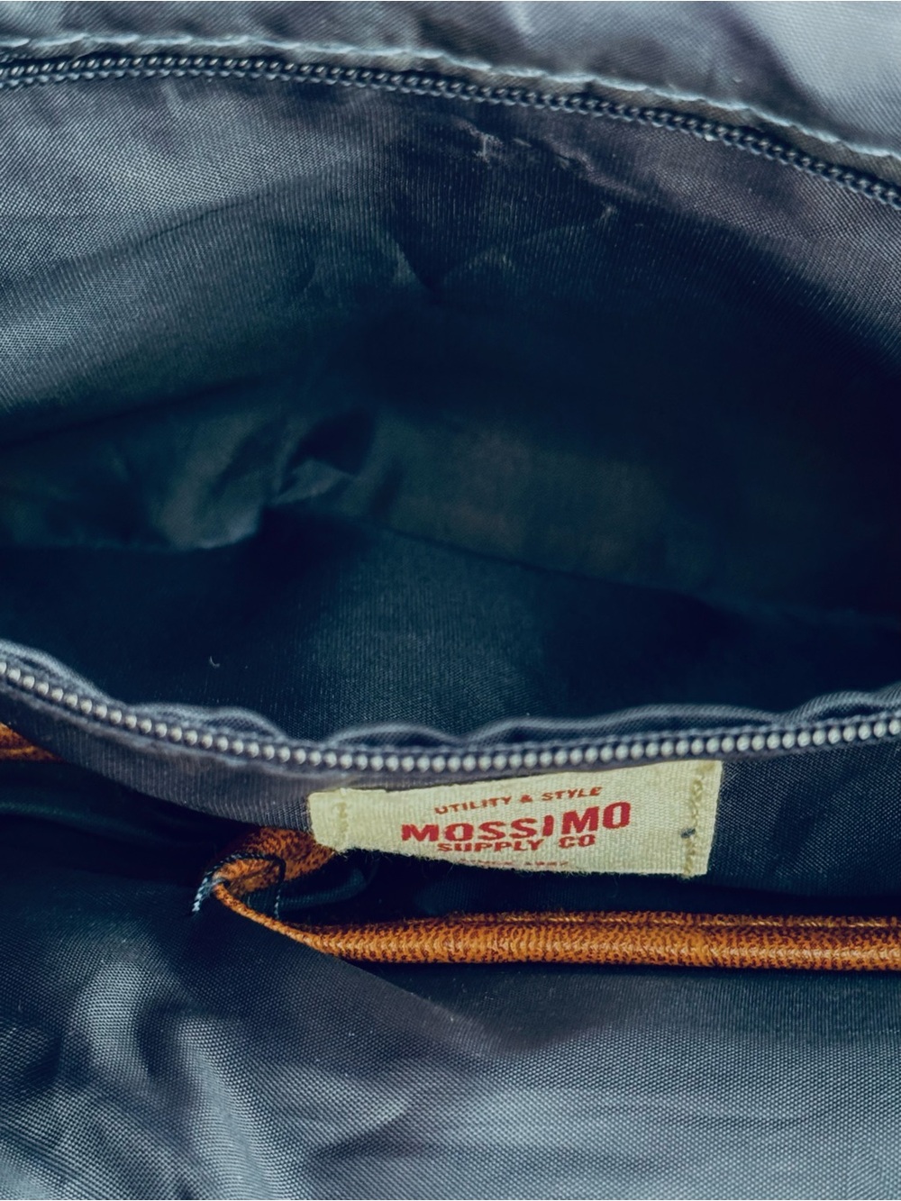 Mossimo Supply Co. Quilted Backpack with Brown Trim - Picture 6 of 11